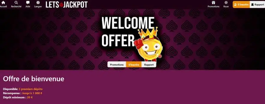 LetsJackpot Casino – Volledige online casino ervaring image 1