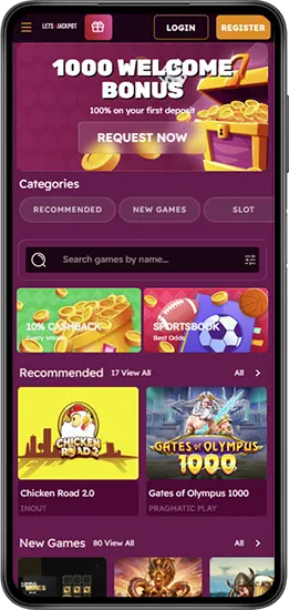Functies van de LetsJackpot Casino-app op je telefoon