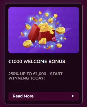 Registratiebonus bij Let's Jackpot Casino
